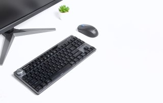 Delux KS200D Vezeték Nélküli Mechanikus Gamer Billentyűzet - Angol kiosztás