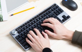 Delux KS200D Vezeték Nélküli Mechanikus Gamer Billentyűzet - Angol kiosztás