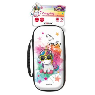 Konix - UNIK " Be Funky" Nintendo Switch/Lite Utazó Tok - Színes