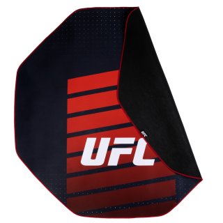 Konix - UFC Gaming Szőnyeg kör alakú 1000x1000mm - Fekete-Piros