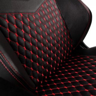 Noblechairs HERO Gaming Szék Alkatrész - Bőr Ülőlap - Fekete-Piros