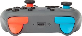 PowerA Nano Enhanced Nintendo Switch - Neon Blue-Red - Vezeték nélküli kontroller - Szürke