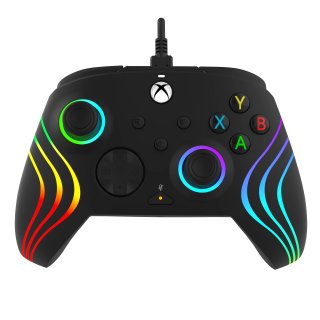 PDP Afterglow Wave Xbox Series X|S/XO/PC vezetékes kontroller RGB