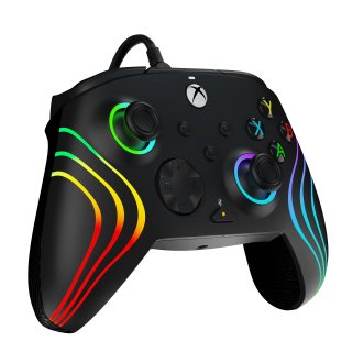 PDP Afterglow Wave Xbox Series X|S/XO/PC vezetékes kontroller RGB