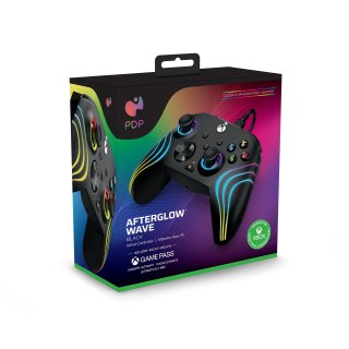 PDP Afterglow Wave Xbox Series X|S/XO/PC vezetékes kontroller RGB
