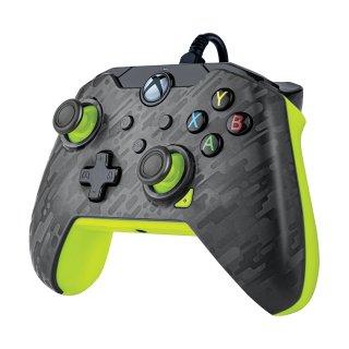 PDP Electric Xbox Series X|S/Xbox One/PC vezetékes kontroller - Fantom Fekete