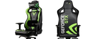 Noblechairs Epic Gaming Szék Alkatrész - nVidia Háttámla - Zöld