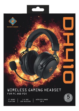 Deltaco DH410 Vezeték Nélküli Gamer Headset