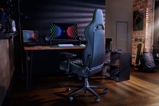 Razer Enki Gamer szék - fekete-zöld