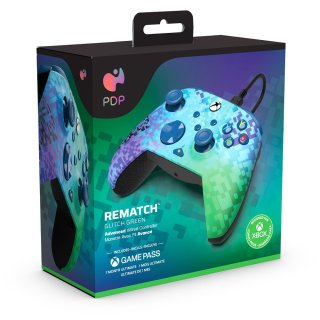PDP Rematch Xbox Series X|S/XO/PC vezetékes gaming kontroller - Zöld