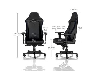 Noblechairs HERO Fekete/Kék Gamer Szék
