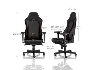 Noblechairs HERO Fekete/Piros Gamer Szék