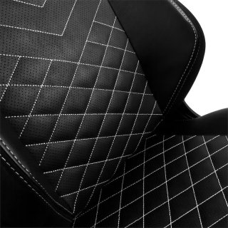 Noblechairs HERO Fekete/Platinafehér Gamer Szék