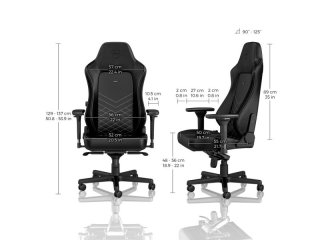 Noblechairs HERO Fekete/Platinafehér Gamer Szék