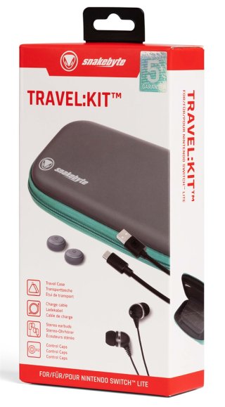 Snakebyte TRAVEL:KIT™ Nintendo Switch Lite Utazótok - Szürke
