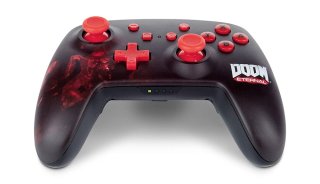 PowerA Enhanced Nintendo Switch vezeték nélküli DOOM Eternal kontroller - Piros/Fekete