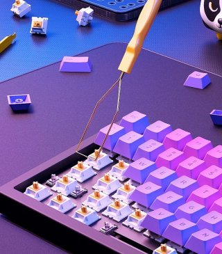 Glorious Keycap Puller - billentyű leszedő mechanikus kapcsolókhoz