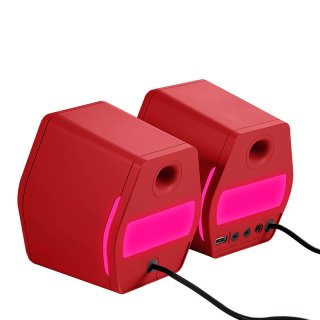 Edifier HECATE G2000 gamer RGB hangszóró - Piros