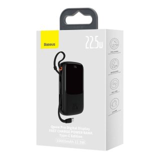 Baseus Qpow Pro Powerbank 10000mAh 22,5W Fekete