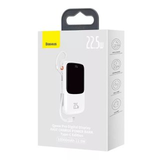 Baseus Qpow Pro Powerbank 10000mAh 22,5W Fehér