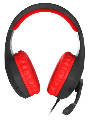 Genesis Argon 200 Gamer mikrofonos sztereo fejhallgató fekete-piros
