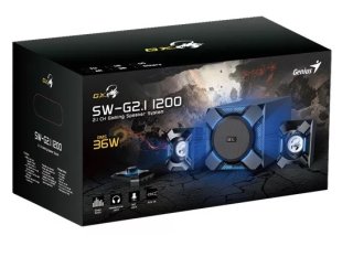 Genius SW-G2.1 1200 Gaming Speaker Black/Blue