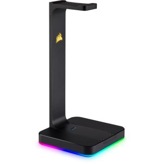 CORSAIR ST100 RGB Premium Fejhallgató Állvány, 7.1 beépített hangkártyával