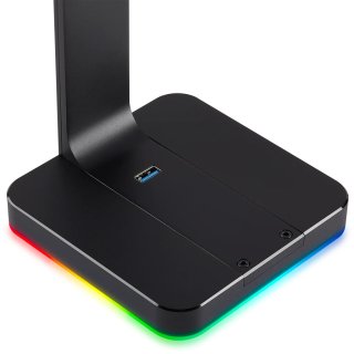 CORSAIR ST100 RGB Premium Fejhallgató Állvány, 7.1 beépített hangkártyával