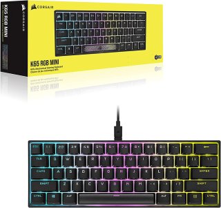 Corsair K65 Mini Mechanikus Gamer Billentyűzet - Angol kiosztás