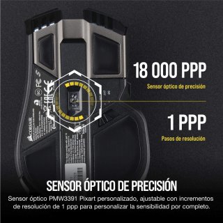 Corsair Ironclaw RGB Wireless Gamer Egér