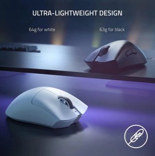 Razer Deathadder V3 Pro Vezeték Nélküli Gamer Egér - Fehér