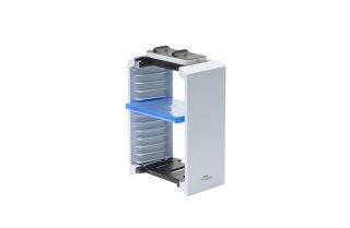 Froggiex Docking charge and storage for PS5 - Töltőállomás +Játéklemez tartó - Fehér