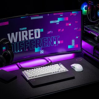 COOLER MASTER MM712 Gaming Egér - fehér