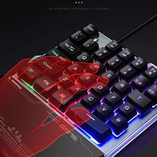 Rampage KB-R24 X-MINI Gamer Billentyűzet - Angol kiosztás