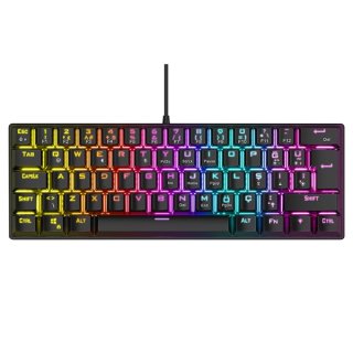 Rampage Plower K60 Gamer Billentyűzet - Angol kiosztás