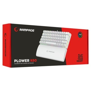 Rampage Plower K60 Gamer Billentyűzet - Angol kiosztás