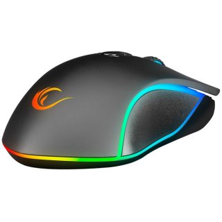 Rampage SMX-G65 ALPOR RGB Vezetékes Gamer Egér - Fekete