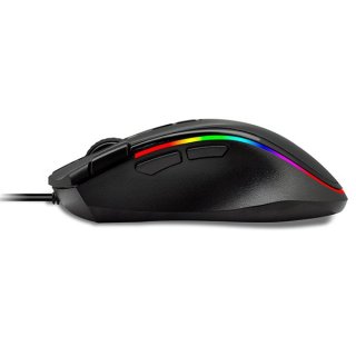Rampage SMX-G72 GREEDY RGB Vezetékes Gaming Egér - Fekete
