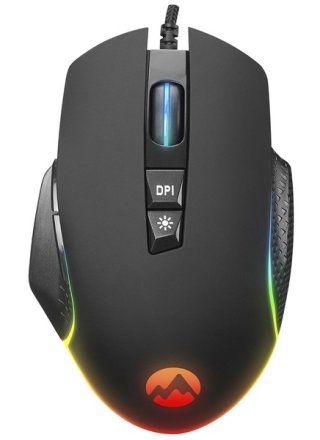 Everest RAGE-X2 fekete RGB Gamer Egér