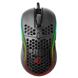 Rampage SMX-R85 GENTLE RGB Vezetékes Gamer Egér - Fekete