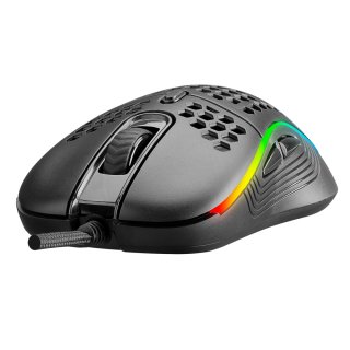 Rampage SMX-R85 GENTLE RGB Vezetékes Gamer Egér - Fekete