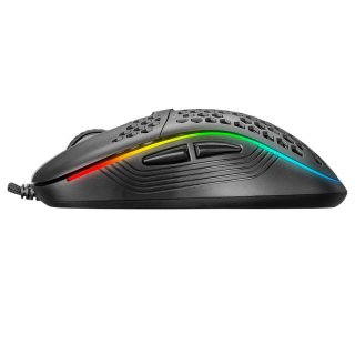 Rampage SMX-R85 GENTLE RGB Vezetékes Gamer Egér - Fekete