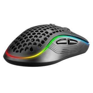 Rampage SMX-R85 GENTLE RGB Vezetékes Gamer Egér - Fekete