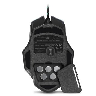 Sharkoon Drakonia II Gaming Egér Fekete