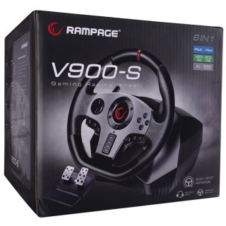 Rampage V900-S Gamer kormány és pedálszett