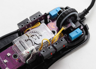 Ducky Feather - ARGB LED - Fekete - Gamer Egér