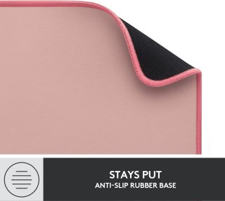 Logitech - Desk Mat-Studio Series asztali alátét - Sötét rózsaszín