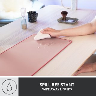 Logitech - Desk Mat-Studio Series asztali alátét - Sötét rózsaszín