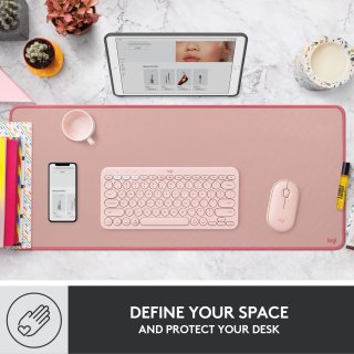 Logitech - Desk Mat-Studio Series asztali alátét - Sötét rózsaszín