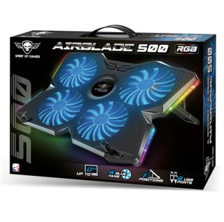 Spirit of Gamer AIRBLADE 500 RGB Gamer Notebook Hűtőpad 17"